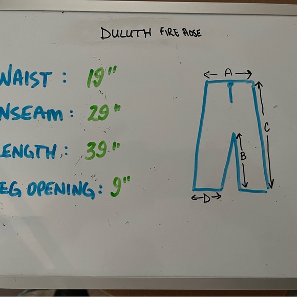 Duluth Trading Navy Flex Fire Hose Pants Size 38x30 - Picture 7 of 7